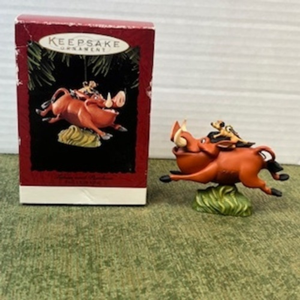 Hallmark‎ The Lion King Timon and Pumbaa Keepsake Ornament Disney
